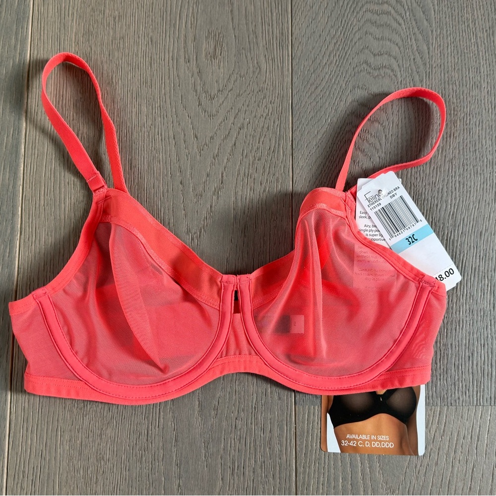 FELINA Women's Coral Underwire Bra